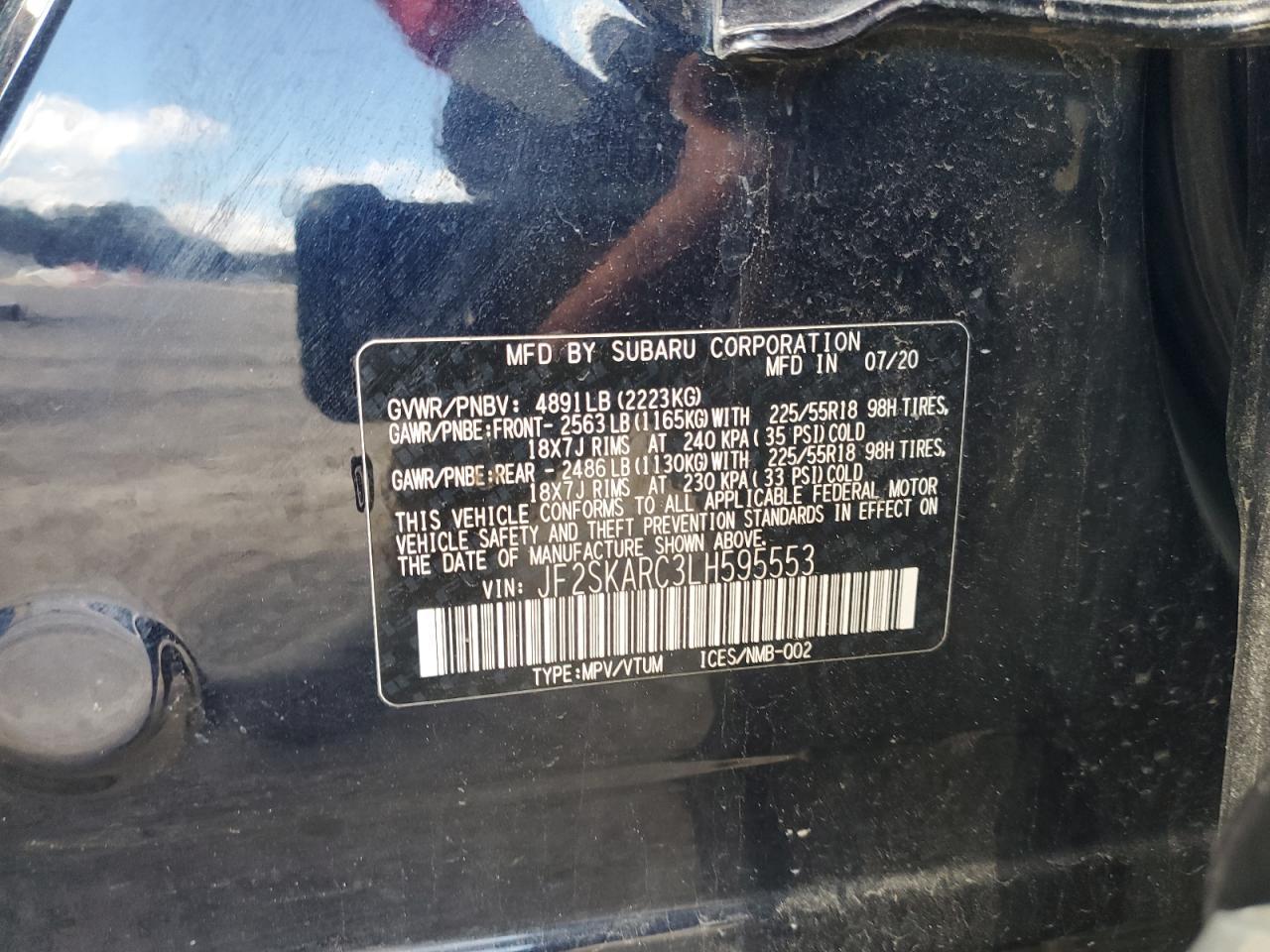 2020 SUBARU FORESTER