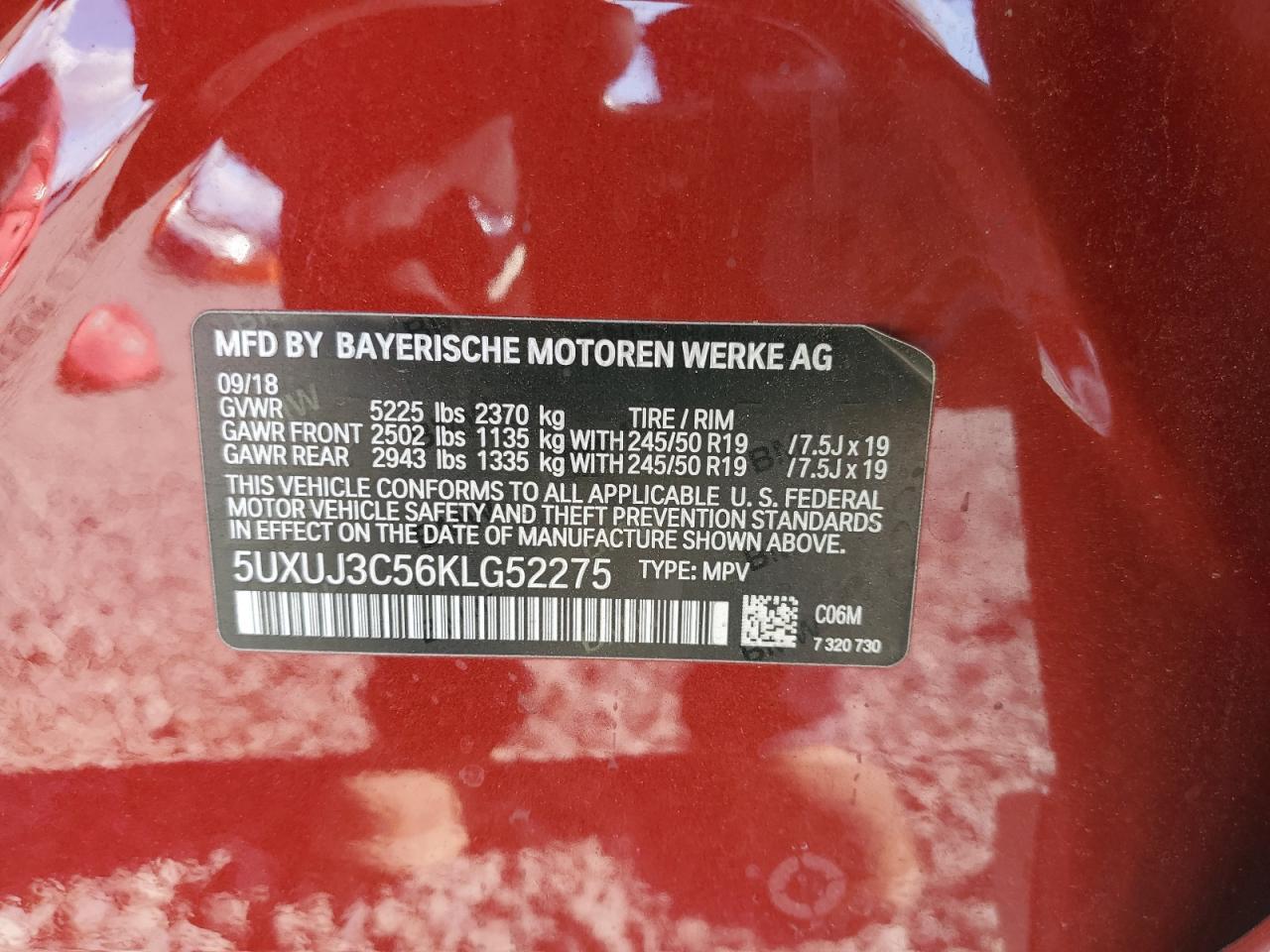 2019 BMW X4