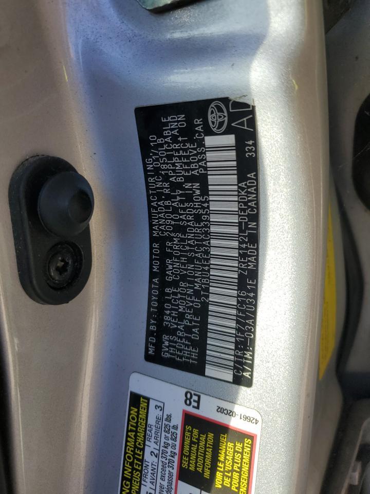 2010 TOYOTA COROLLA