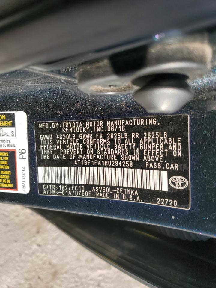 2017 TOYOTA CAMRY