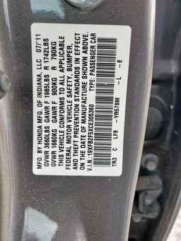 2012 HONDA CIVIC