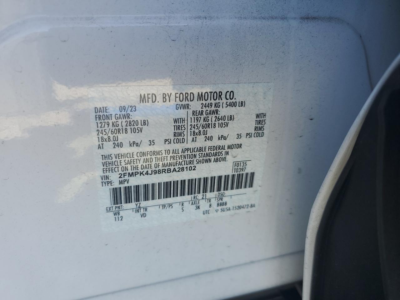 2024 FORD EDGE