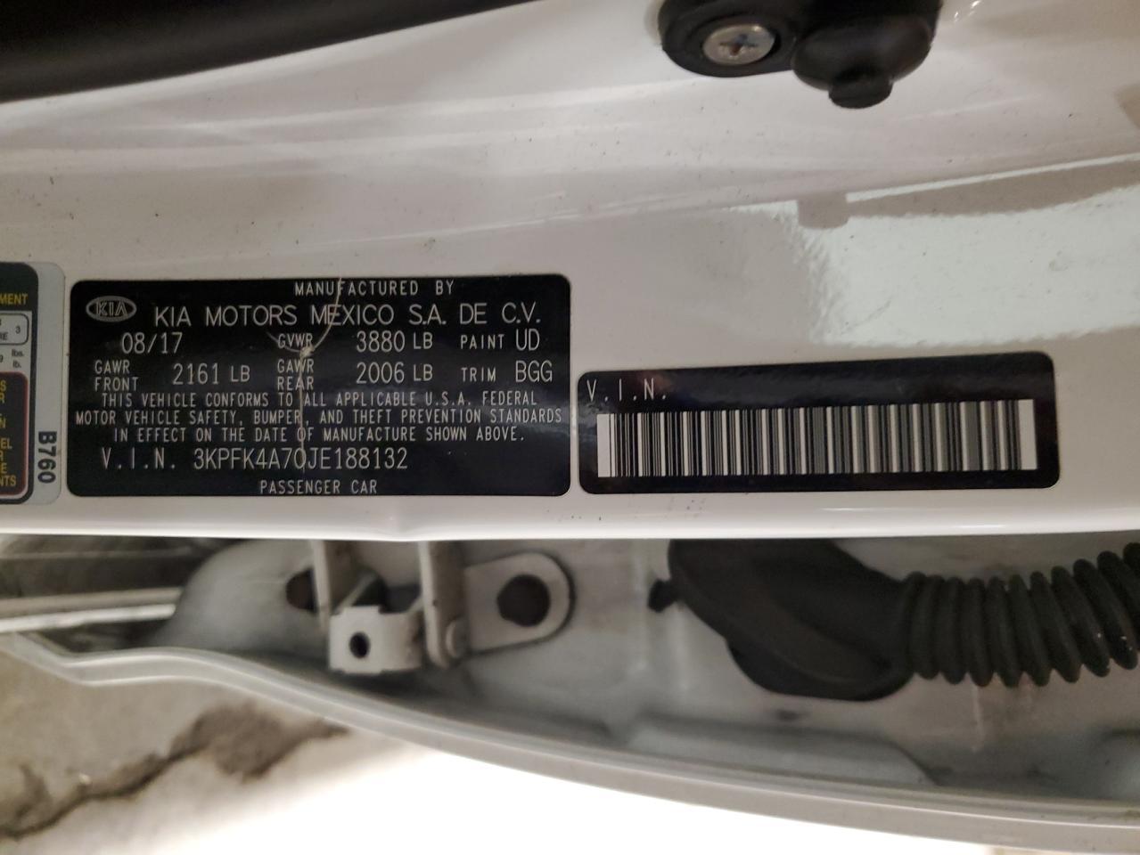 2018 KIA FORTE