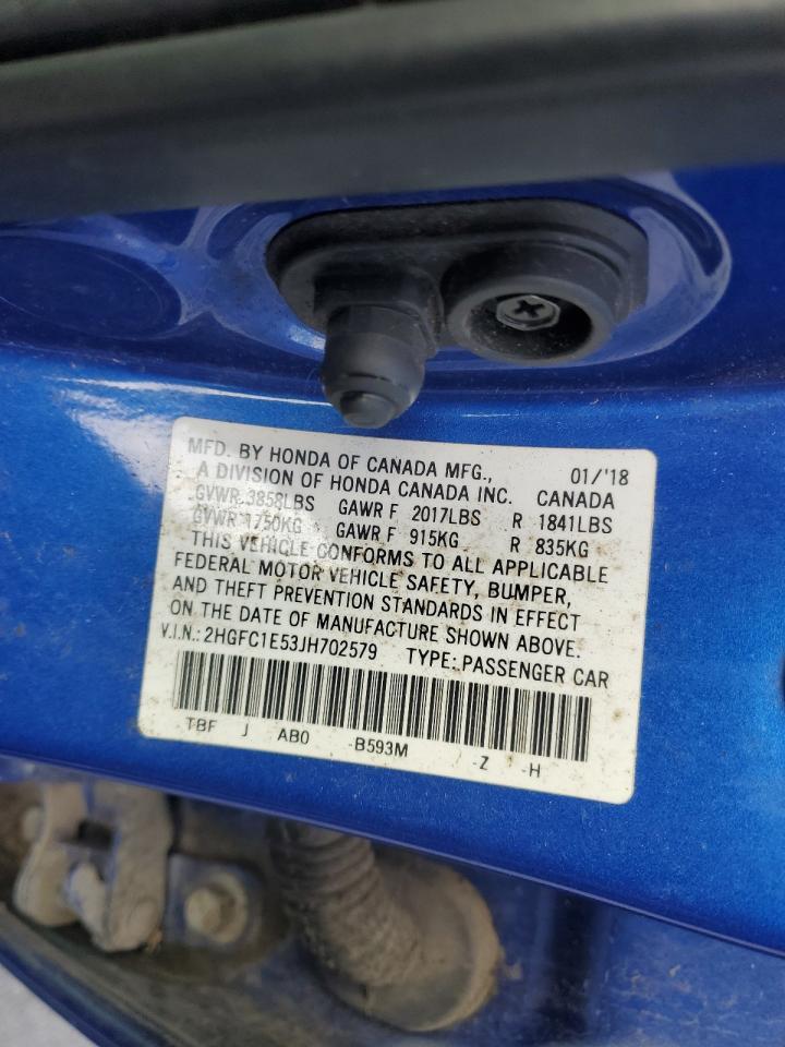 2018 HONDA CIVIC