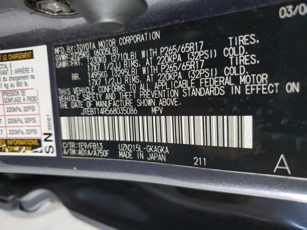2006 TOYOTA 4Runner