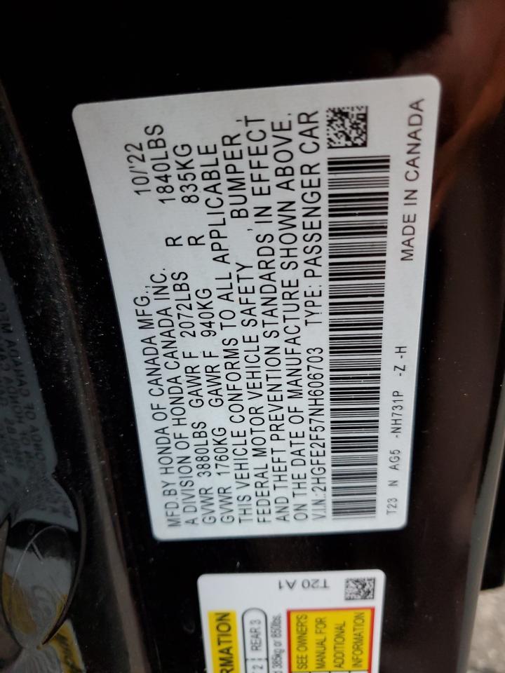 2022 HONDA CIVIC
