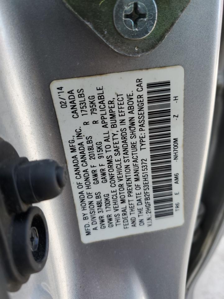 2014 HONDA CIVIC