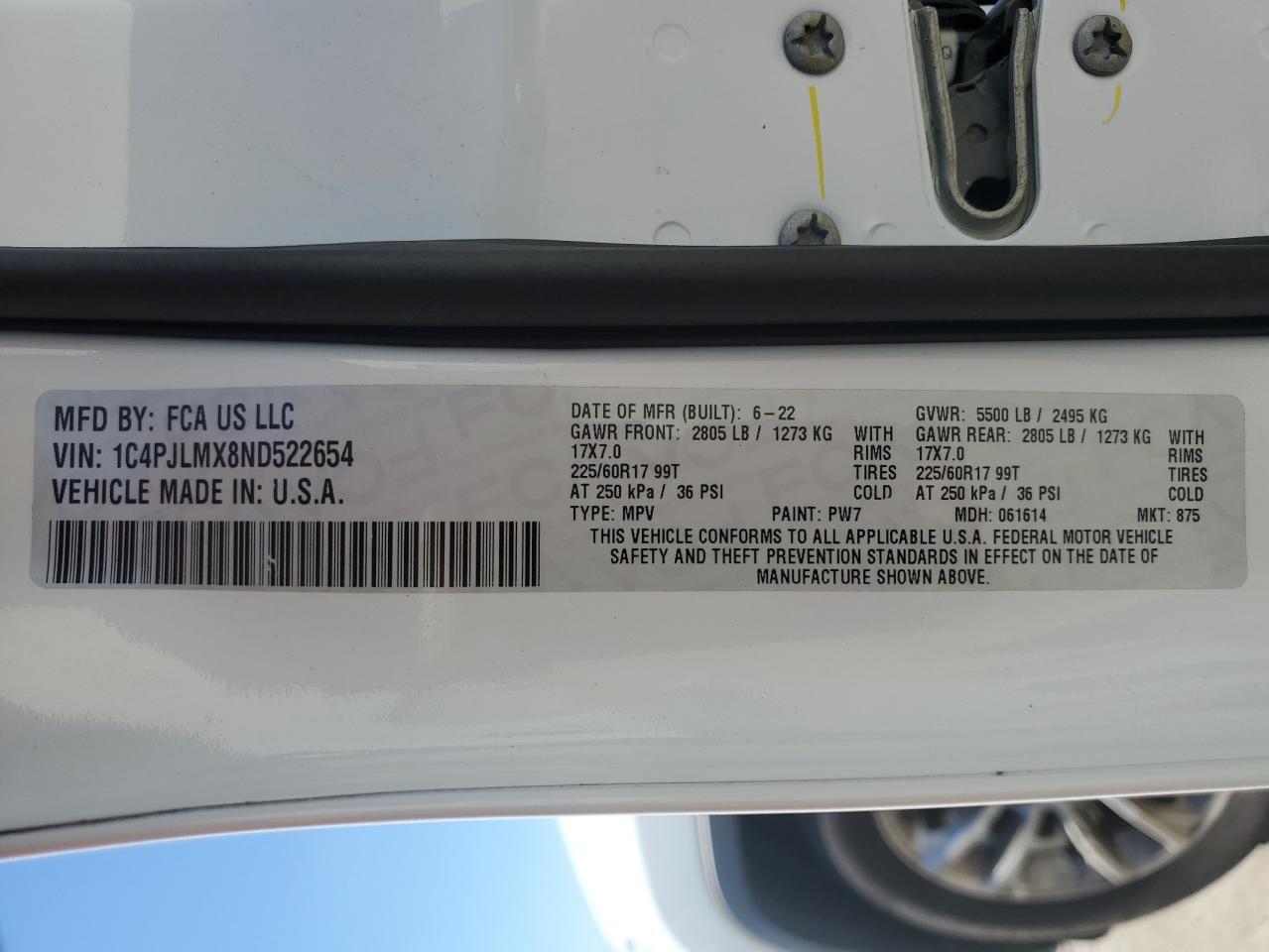 2022 JEEP CHEROKEE
