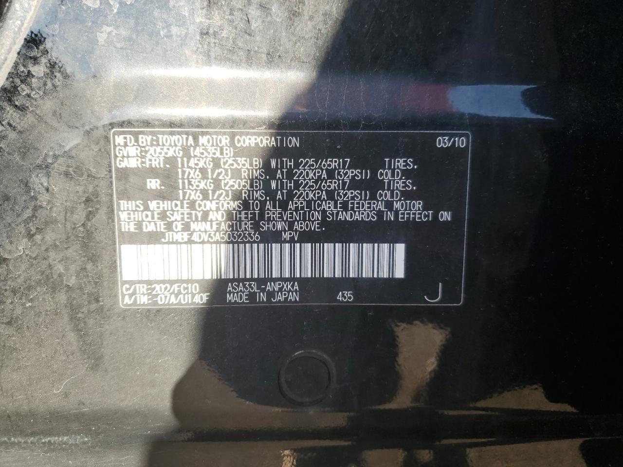 2010 TOYOTA RAV4