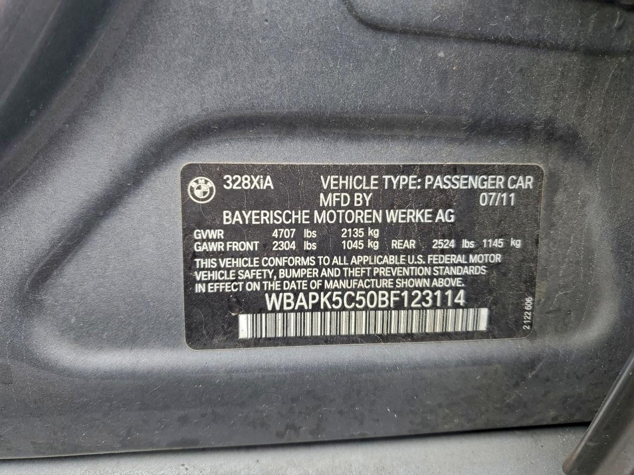 2011 BMW 3 SERIES
