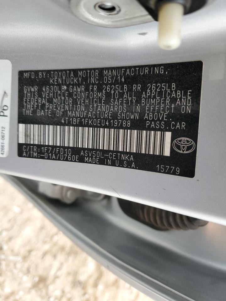 2014 TOYOTA CAMRY