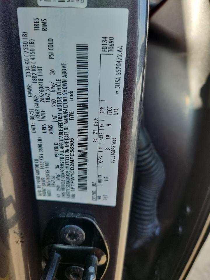 2021 FORD F-150