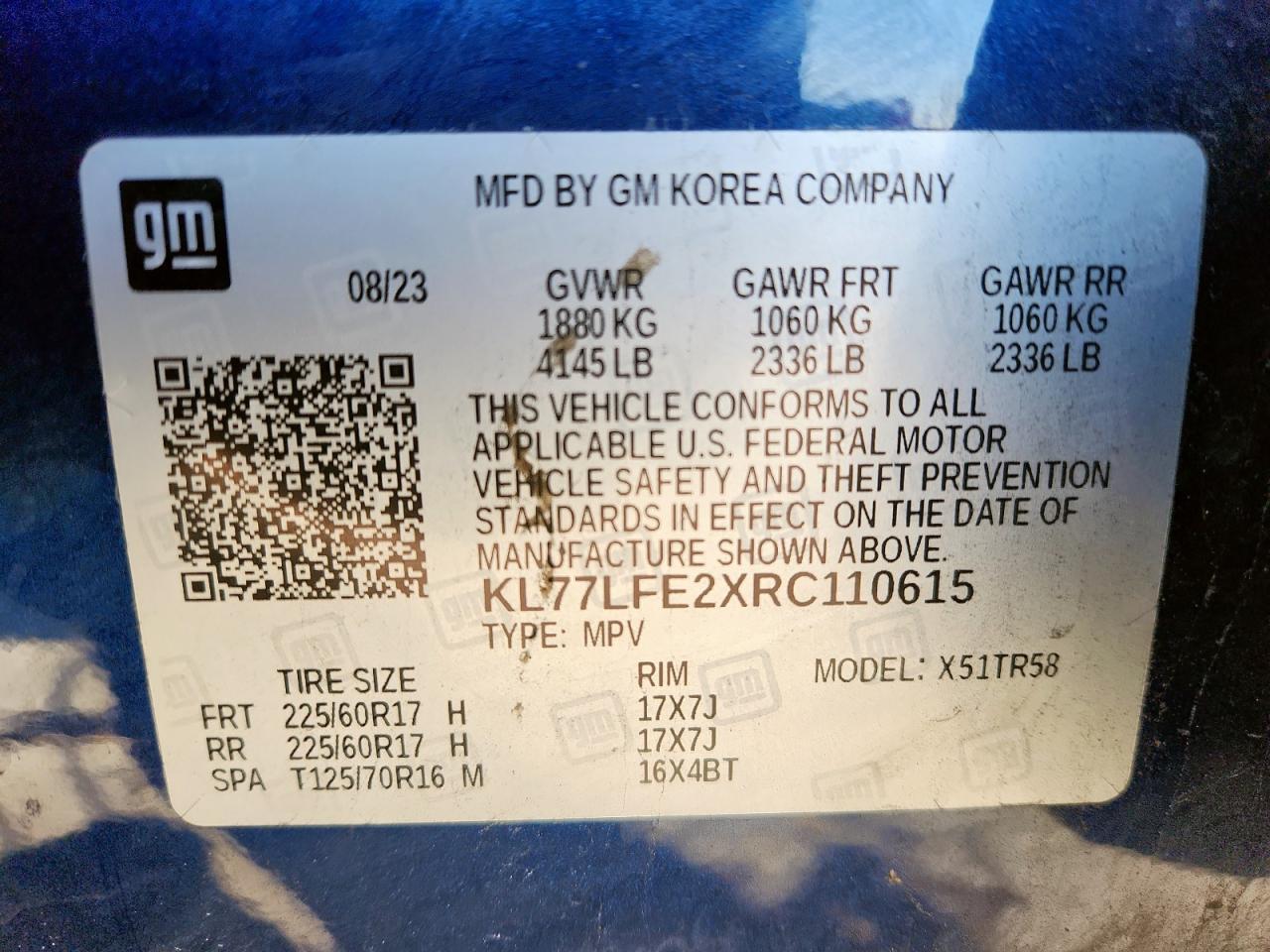 2024 CHEVROLET TRAX