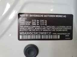 2012 BMW 5 series