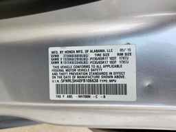 2015 HONDA ODYSSEY
