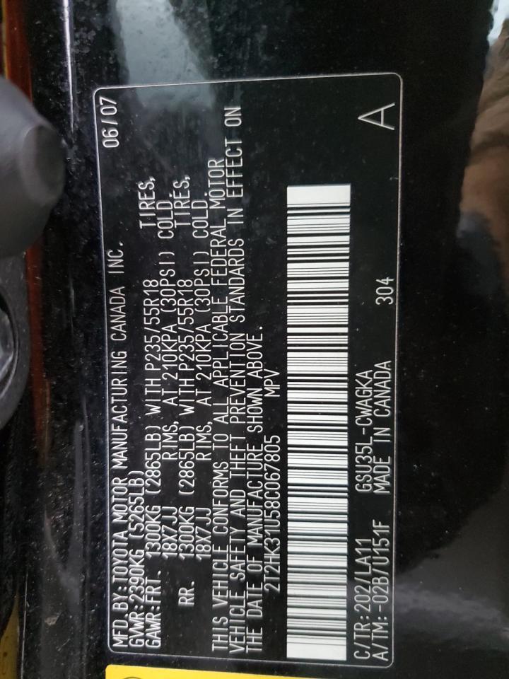 2008 LEXUS RX 350