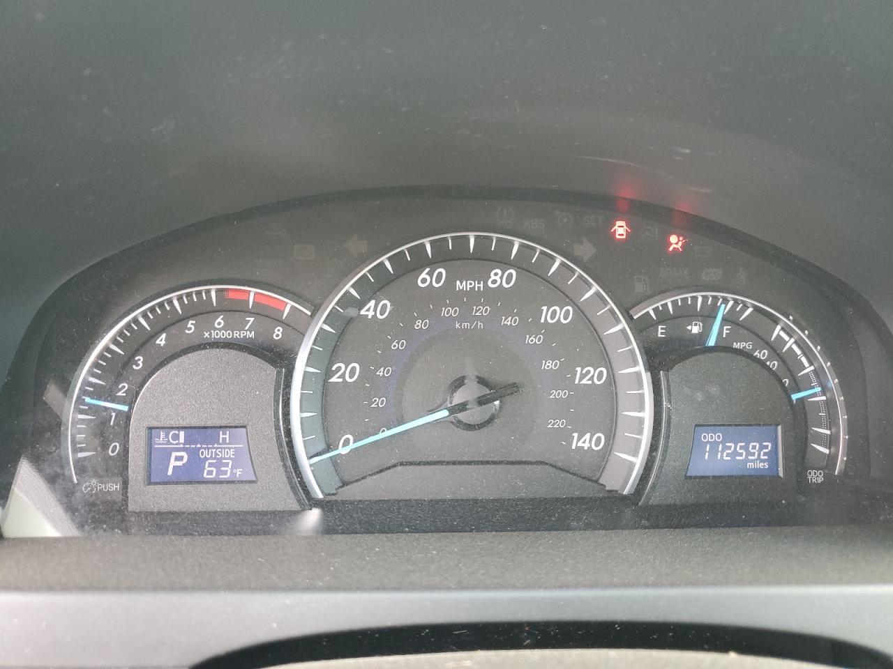 2012 TOYOTA CAMRY
