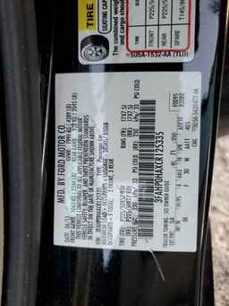 2012 FORD FUSION
