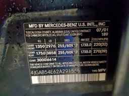 2002 MERCEDES-BENZ ML-Class