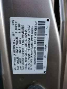 2005 HONDA ACCORD