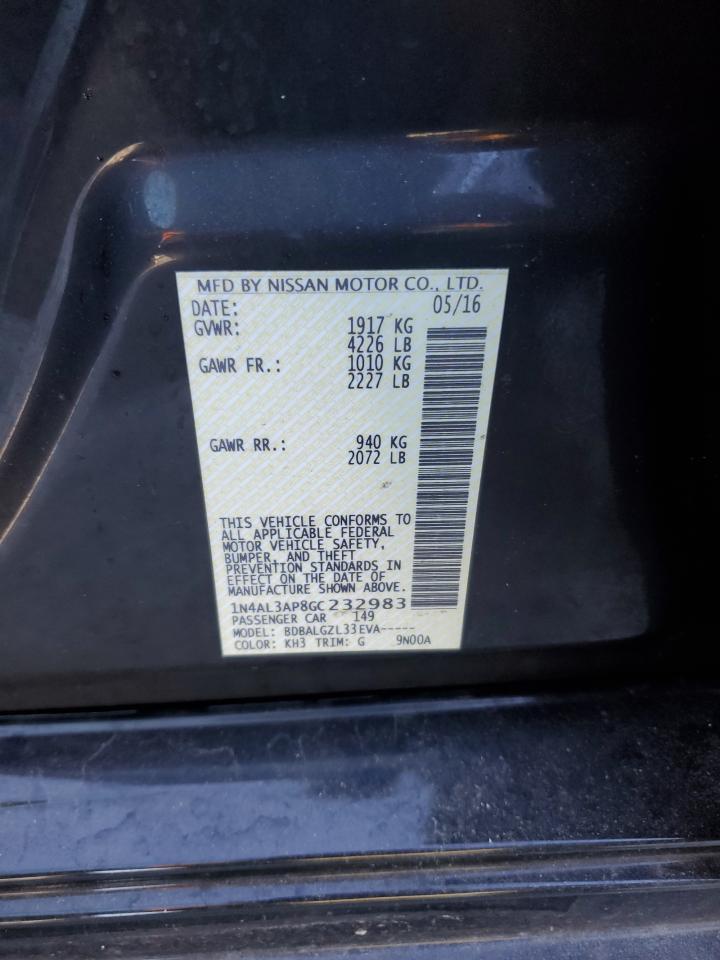 2016 NISSAN ALTIMA