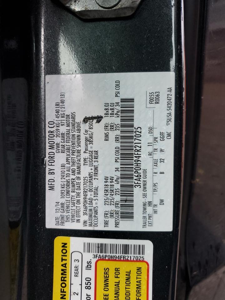 2015 FORD FUSION