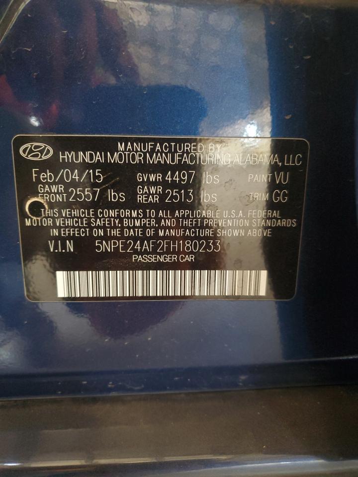 2015 HYUNDAI SONATA