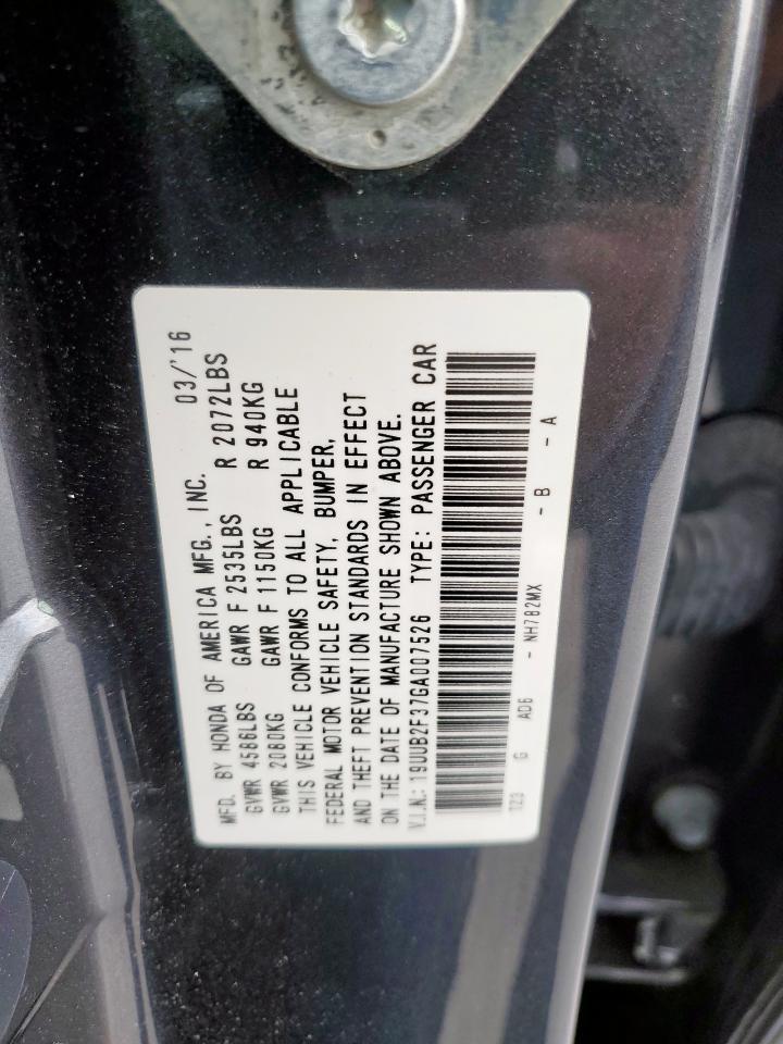2016 ACURA TLX