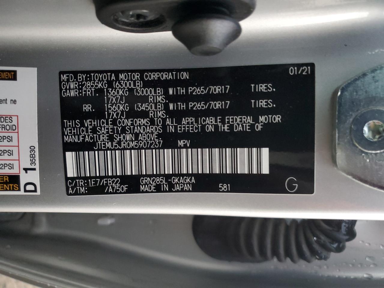 2021 TOYOTA 4Runner