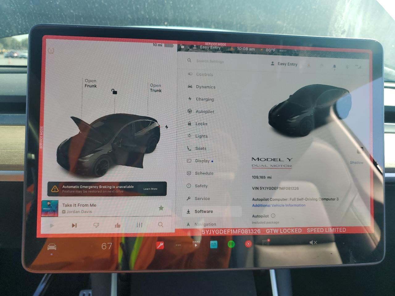 2021 TESLA MODEL Y