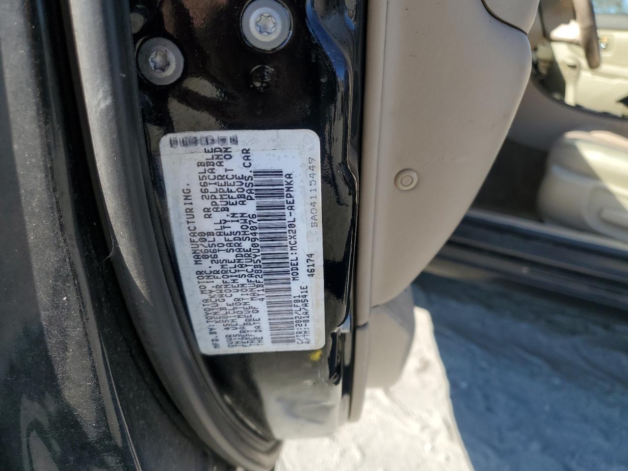 2000 TOYOTA Avalon