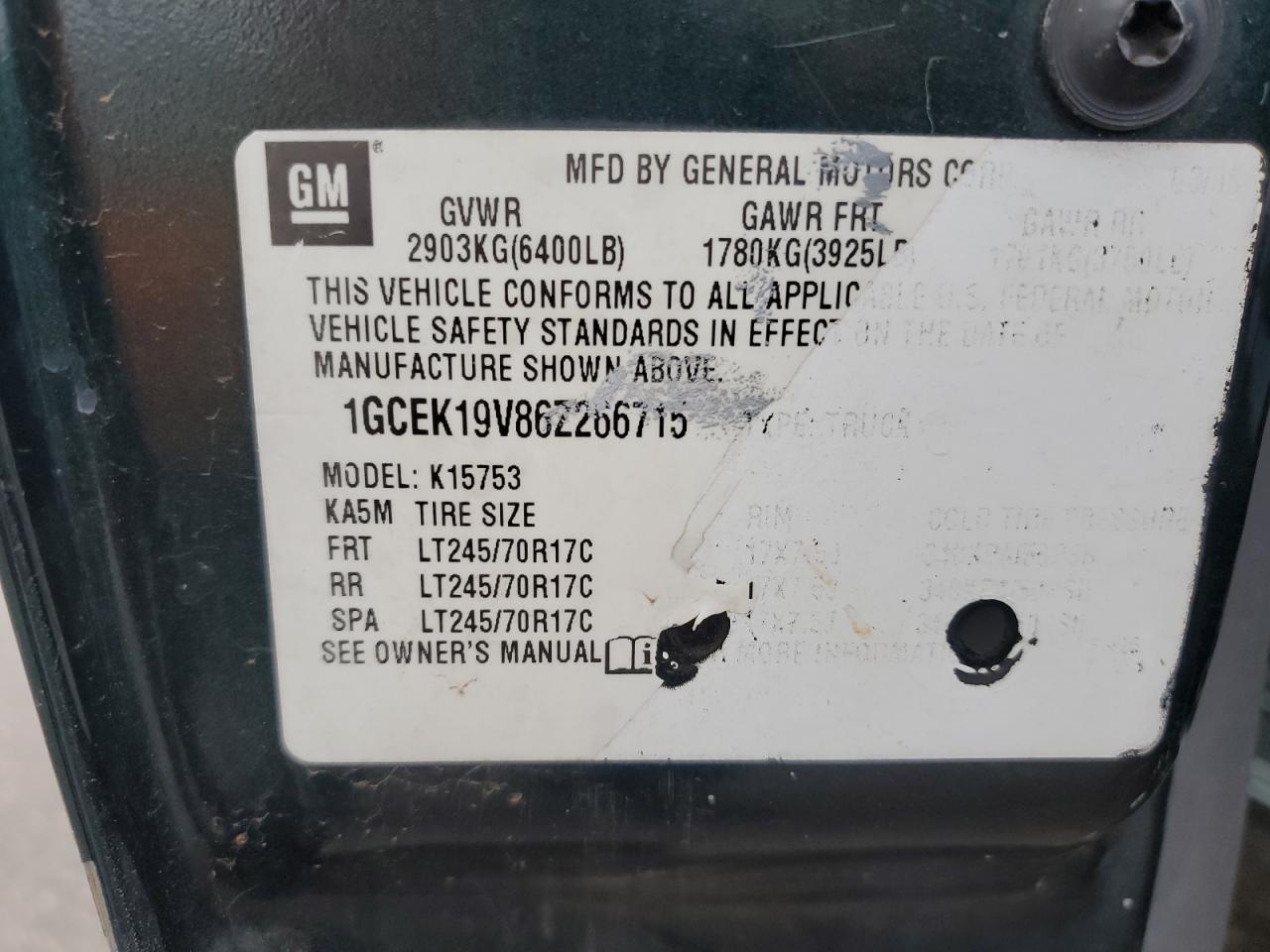 2006 CHEVROLET Silverado