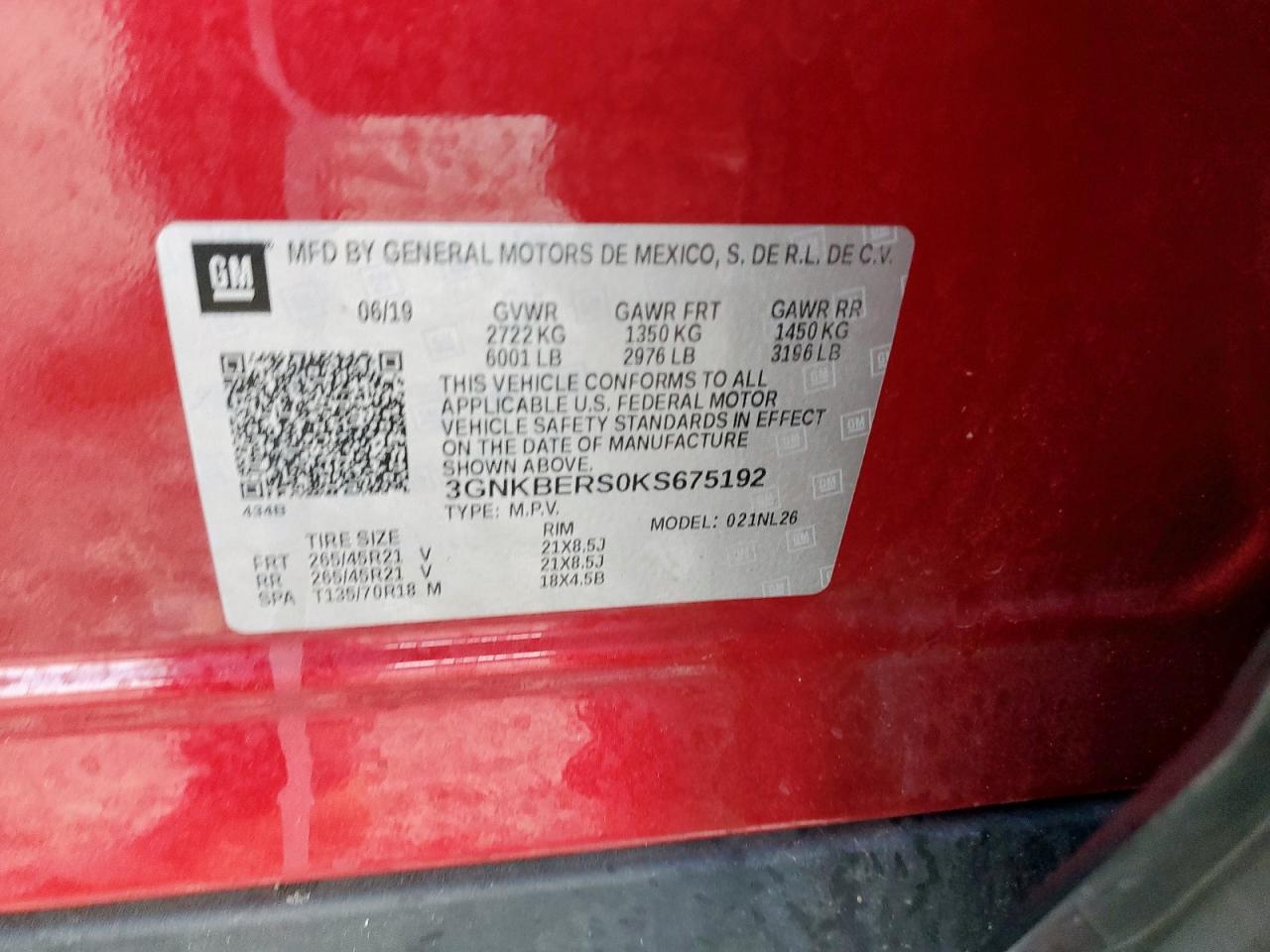 2019 CHEVROLET BLAZER