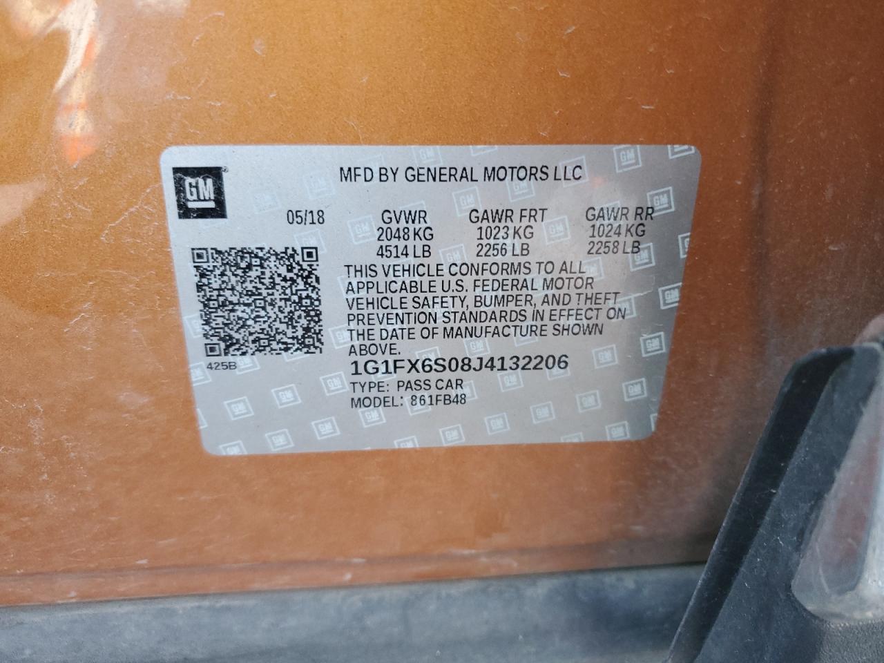 2018 CHEVROLET Bolt EV