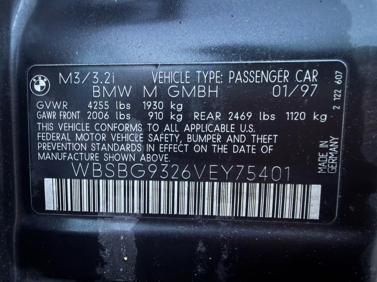 1997 BMW M3