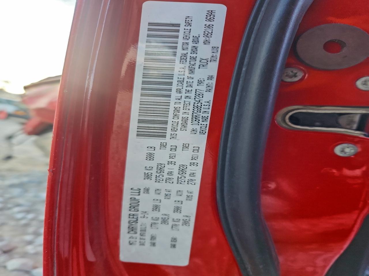 2014 RAM 1500