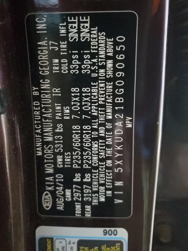2011 KIA SORENTO
