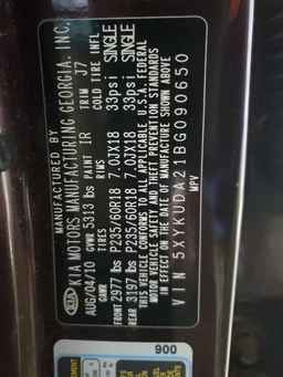 2011 KIA SORENTO
