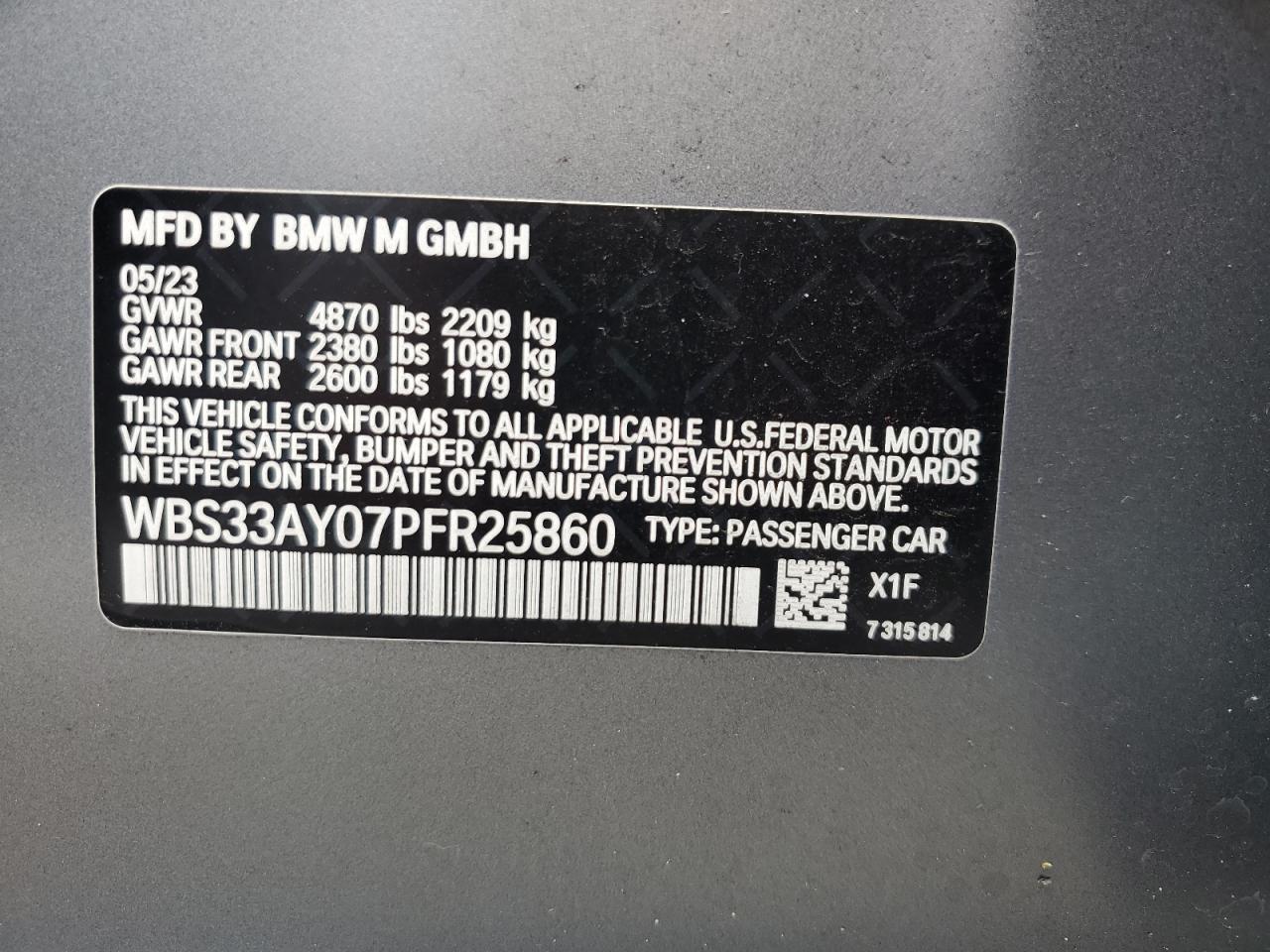 2023 BMW M3