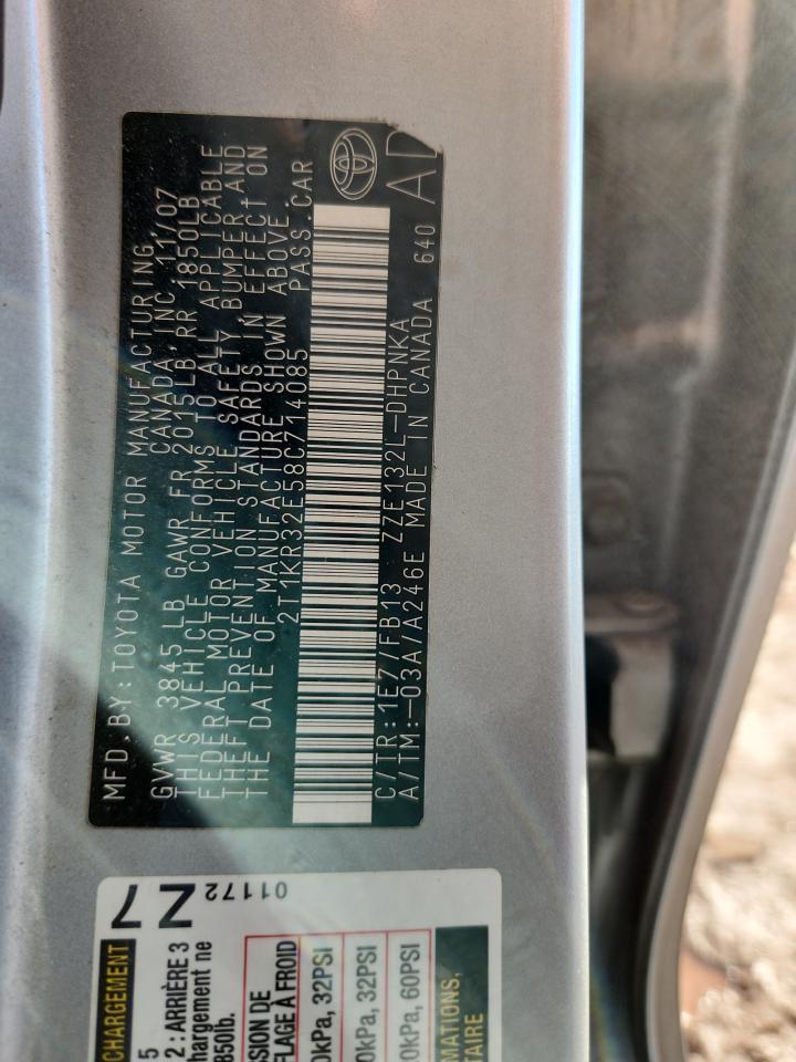 2008 TOYOTA COROLLA