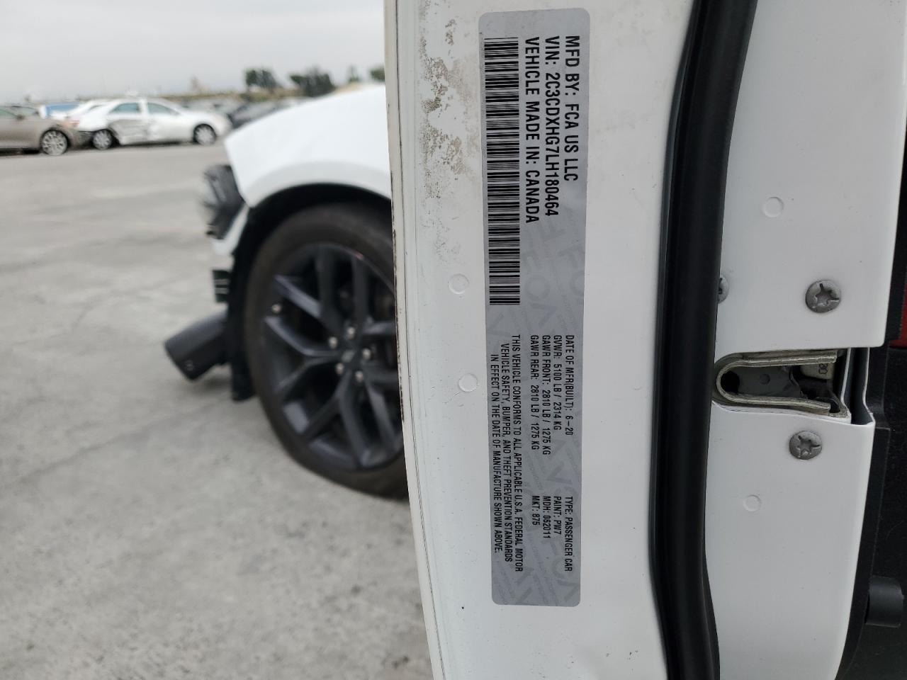2020 DODGE CHARGER