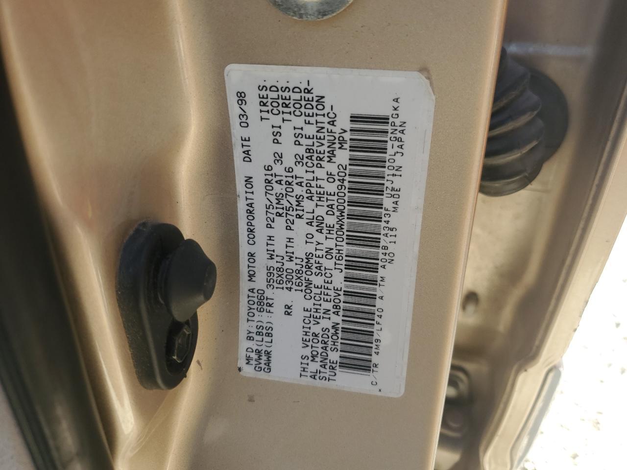 1998 LEXUS Lx 470