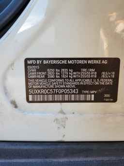 2015 BMW X5