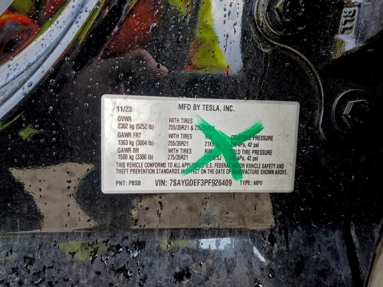 2023 TESLA MODEL Y
