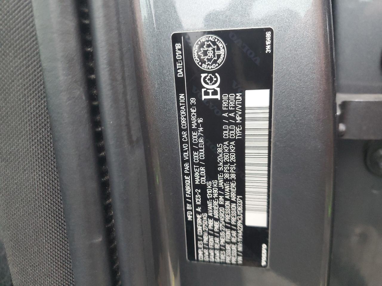 2018 VOLVO XC90