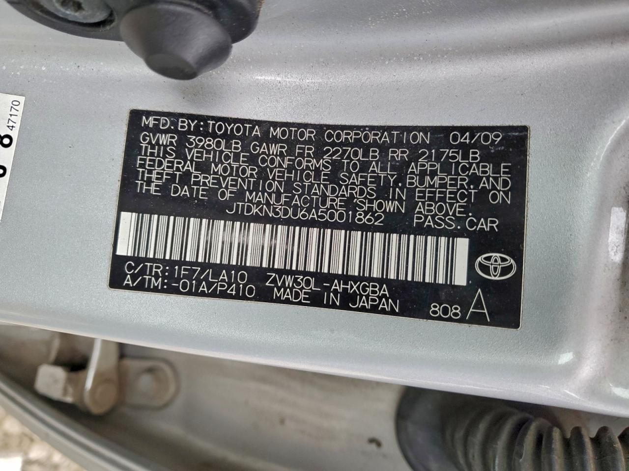 2010 TOYOTA PRIUS