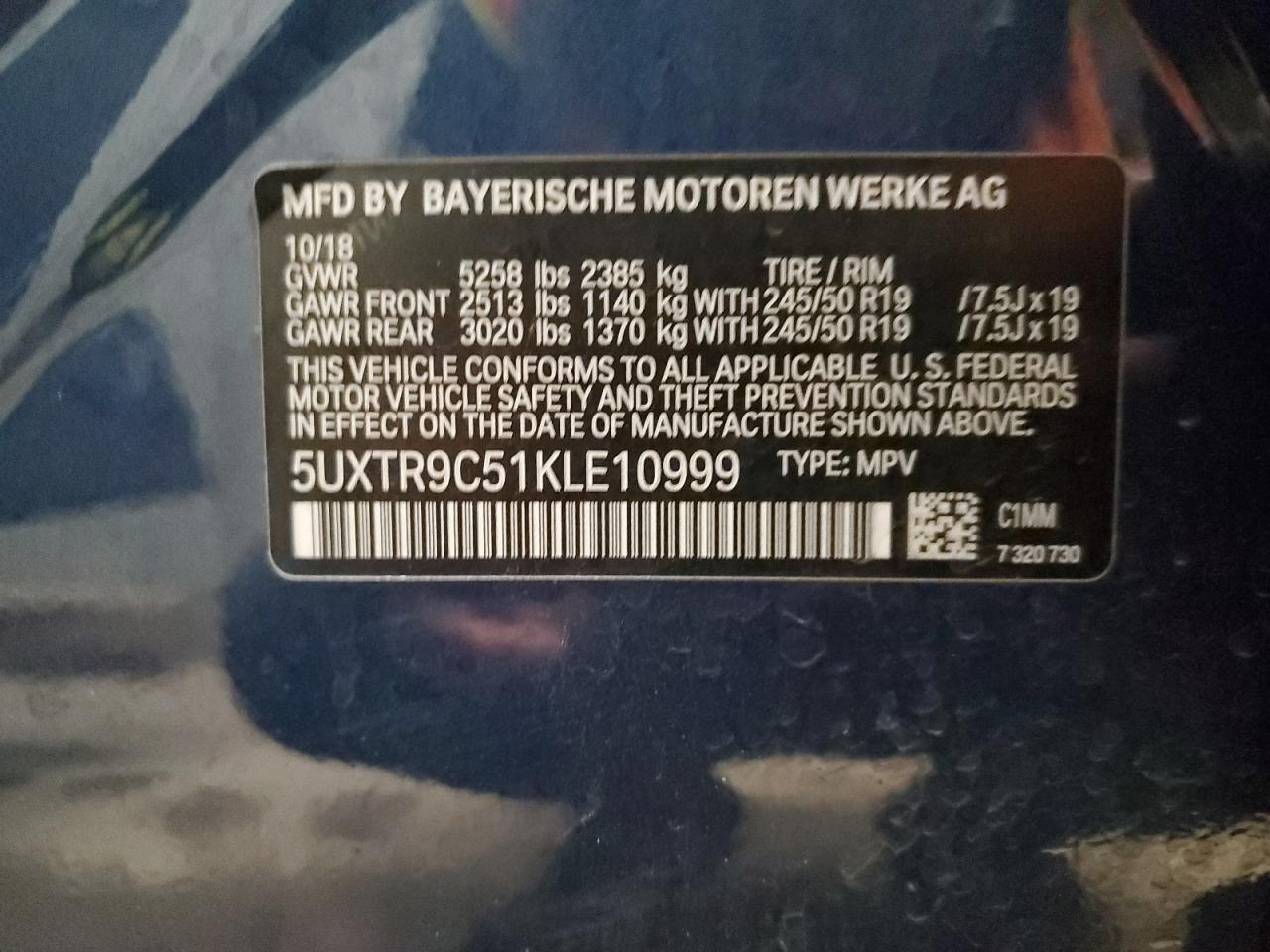 2019 BMW X3