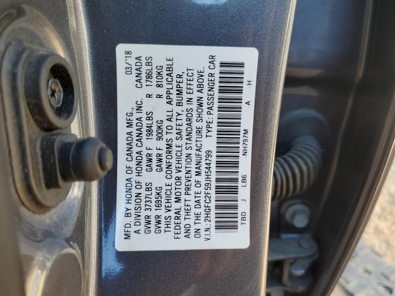 2018 HONDA CIVIC