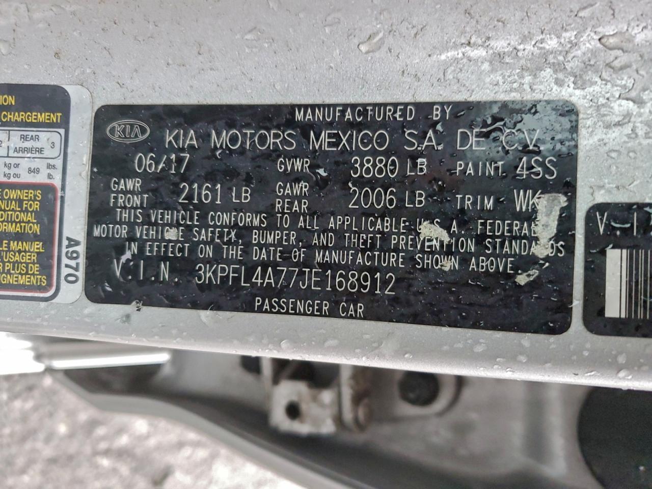 2018 KIA FORTE