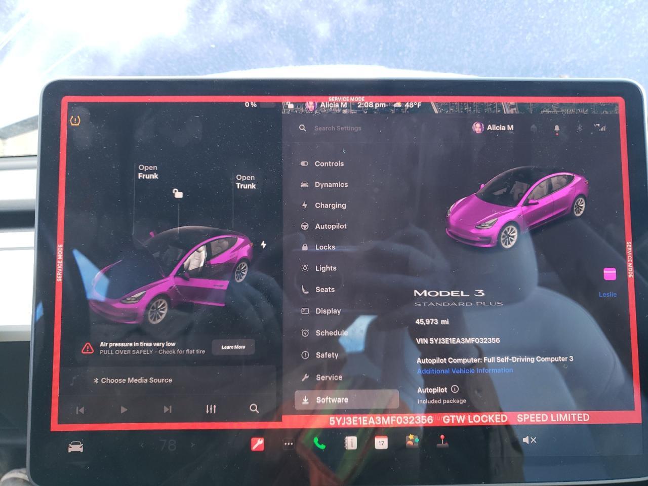 2021 TESLA MODEL 3